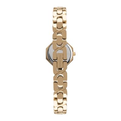 Relógio Technos Feminino Ref: 2035ncv/1x Bracelete Octogonal Dourado