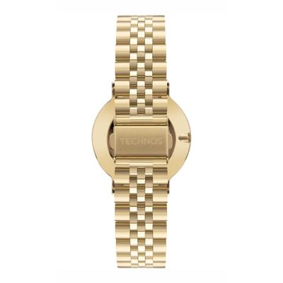 Relógio Technos Masculino Ref: 2025lui/1p Slim Dourado