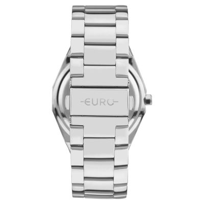 Relógio Euro Feminino Ref: Eu6p29ajc/4k Multifunção Prateado