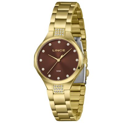 Relógio Lince Feminino Ref: Lrgj181l34 N1kx Fashion Dourado