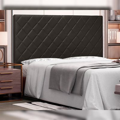 Cabeceira Decorativa Queen Size 1,60M Baelon Pu Marrom - Gran Belo