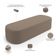 Cabeceira Cama Box Queen 160cm Lanna com Puff Recamier Doha W01  Bouclê Bege - Lyam Decor