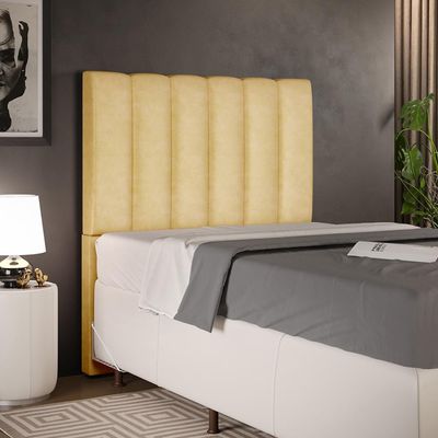 Cabeceira Cama Box 100 cm Dália W01 Couríssimo Fendi - Lyam Decor