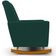 Poltrona de Amamentação com Balanço Ravena W01 Bouclê Verde - Lyam Decor