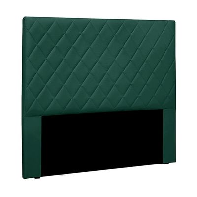 Cabeceira Decorativa King Size 1,95M Tàzio Veludo Verde Floresta - Gran Belo