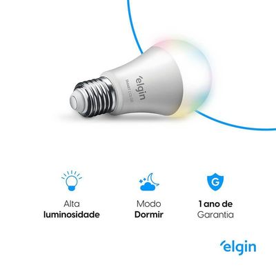 Lâmpada Smart Led A70 15W Compatível Com Alexa E Google Home Bivolt