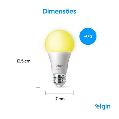 Lâmpada Smart Led A70 15W Compatível Com Alexa E Google Home Bivolt