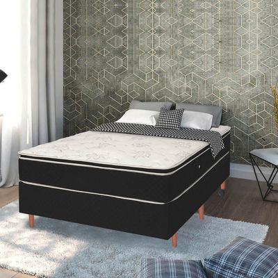 Kit 8 Pés Para Cama Madeira Mel 13cm Cama Box 3 Pés com Rodízios Mel