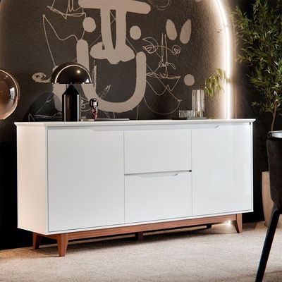 Buffet 2 Portas Flow Branco