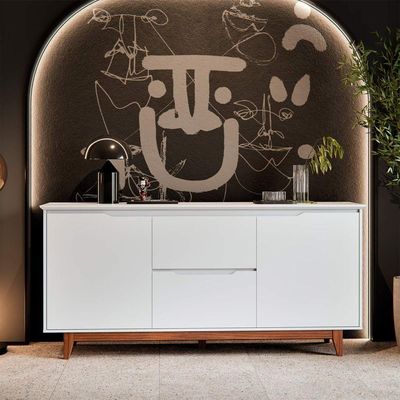 Buffet 2 Portas Flow Branco