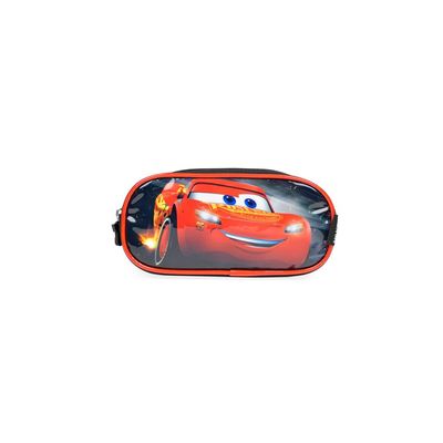 Estojo Escolar Masculino Carros Vermelho U / Vermelho