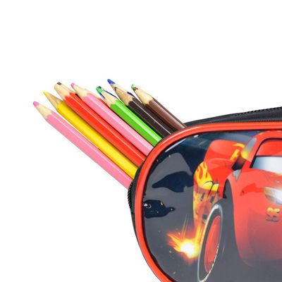 Estojo Escolar Masculino Carros Vermelho U / Vermelho