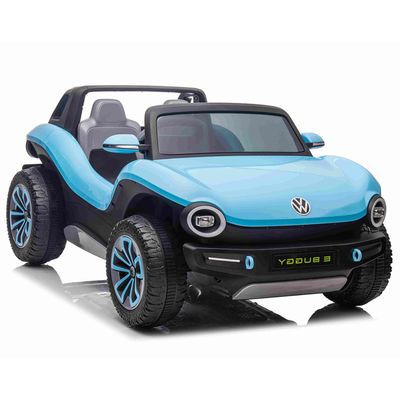 Carro Elétrico Infantil E-Buggy Volkswagen 2 Lugares 12V Azul Bel Único / 12V