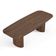 Mesa De Jantar Orgânica Tivoli 270cm X 110cm 10 Lugares Lamina Cinamomo Castanho