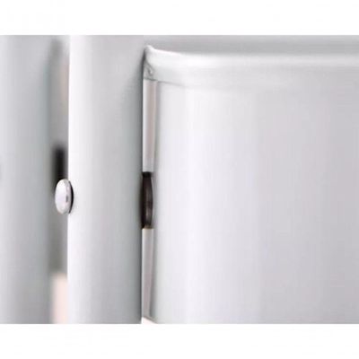Carrinho Multiuso Organizador 3 Prateleiras – Aço Profissional Com Rodinhas Que Giram 360° Branco