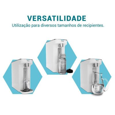 Purificador De Água Philco PPU12A Água Natural E Gelada Branco Bivolt