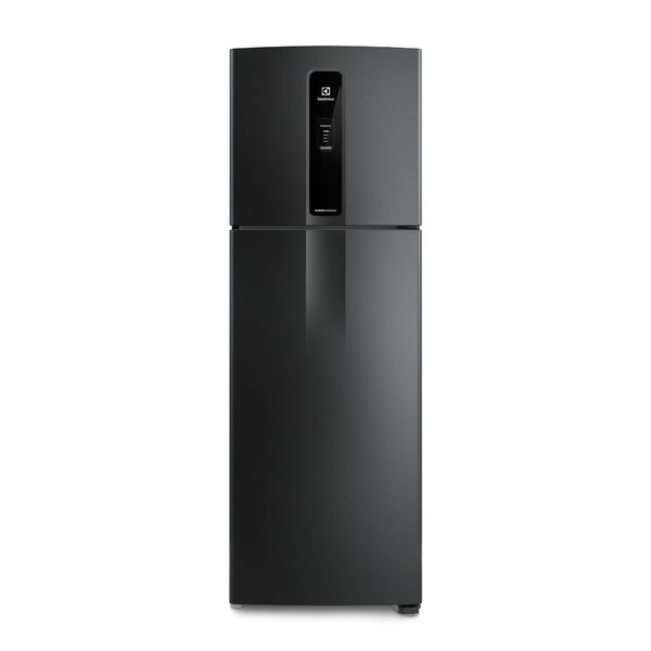 Geladeira Electrolux Frost Free Inverter 390L Efficient AutoSense Duplex Black Inox Look (IF43B) 127V