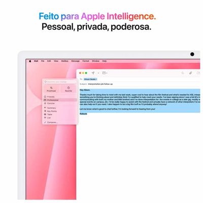 iMac 24", Tela Retina 4.5K Apple, Processador M4, (16GB RAM, 256GB) - Rosa