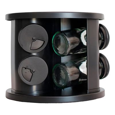 Porta Temperos Giratório 6 Potes Cozinha Organização