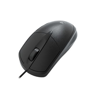 Mouse Office Com Fio USB 2.0 3 Botões Preto MS-31 1000 DPI