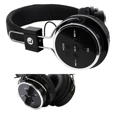Fone De Ouvido BT Sem Fio Sd Fm 4.1 Recarregável Dobrável