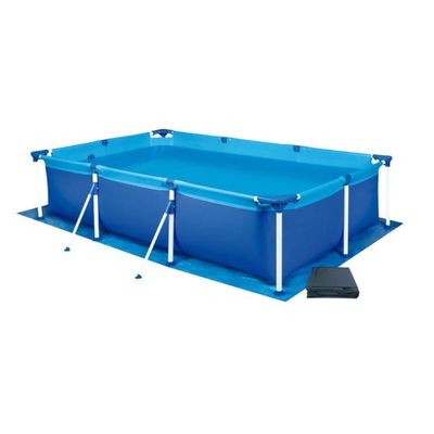 Piscina Retangular 2500 Litros Estruturada Premium Capa E Forro Mor