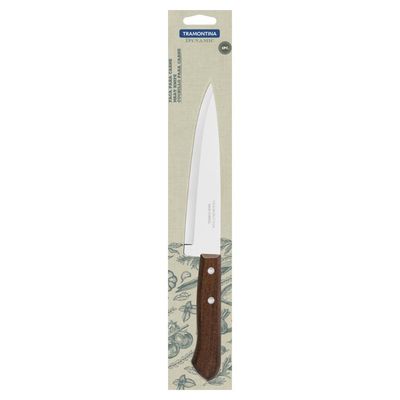 Faca Peixeira Tramontina Dynamic com Lamina de Aço Inox e Cabo de Madeira 7"