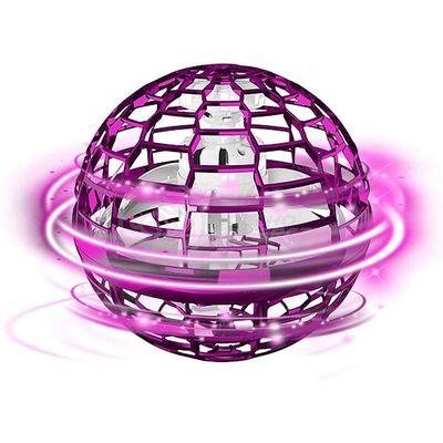 Bola Spinner Voadora Led Divertido Colorido Rgb - Rosa