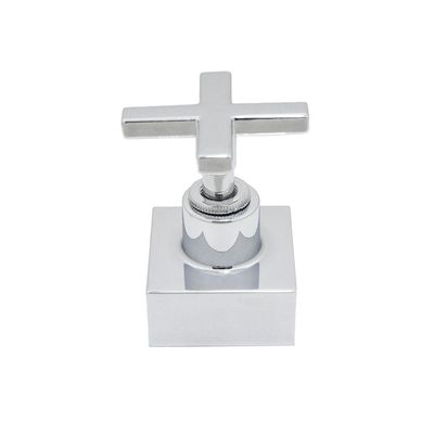 Acabamento Registro Banheiro Pressão Ou Gaveta Quadrado Cruzeta Padrão Deca Metal Cromado
