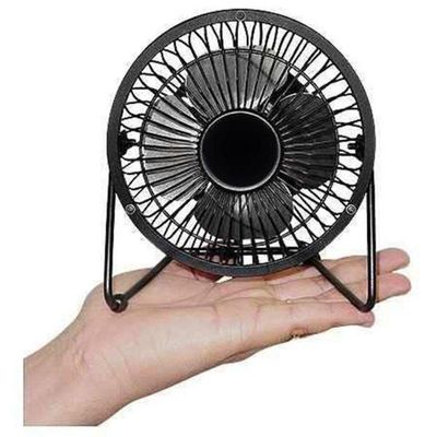 Mini Ventilador Mesa Usb Notebook Pc Preto