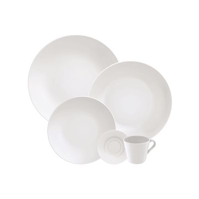 Aparelho de Jantar Tramontina Leonora em Porcelana 20 Peças