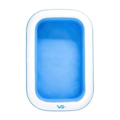 Piscina Inflável Retangular Azul 302 Litros 150 Cm Com Bomba E Forro Pvc Vg+