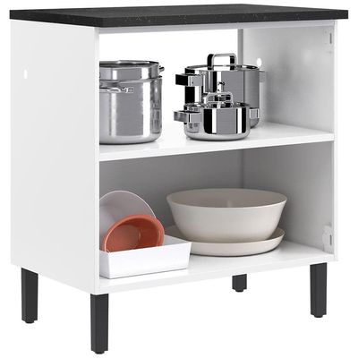 Balcão Duplo Itatiaia New Premium com 2 Portas e 2 Prateleiras - 80cm de largura Branco
