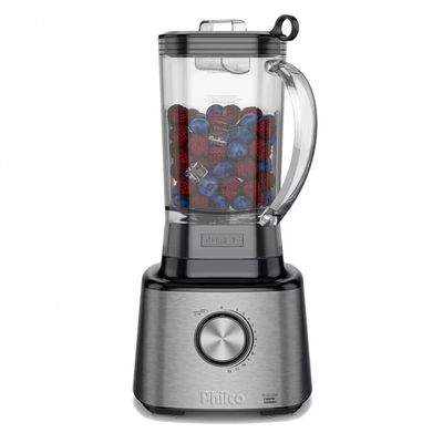 Liquidificador PLQ2100PI Turbo 1400W com 12 Velocidades Philco Preto / 220V