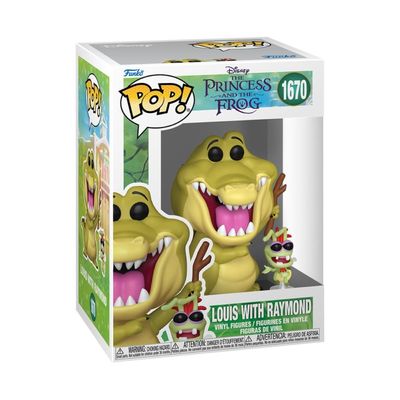 Boneco Funko Pop! Disney A Princesa e o Sapo Louis e Raymond