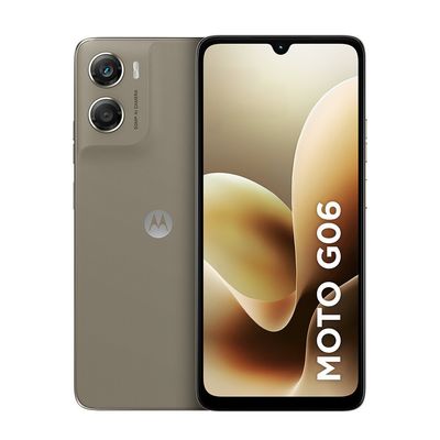 Smartphone Moto G06, Câmera 50 MP, 256 GB, 4G, XT2523 bege
