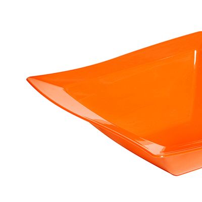 Saladeira Moove Quadrada 2L Laranja em Polipropileno