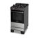 Fogão A Gás Mesa De Vidro Forno 50L Esmaltec Ideal Top Glass Inox 4 Bocas Bivolt