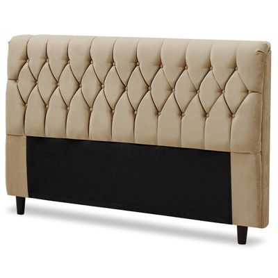 Cabeceira Cama King Size Palladium Dobue Bege