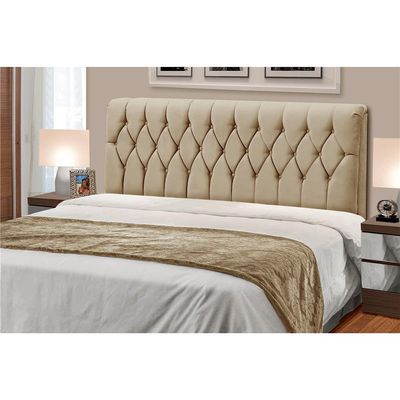Cabeceira Cama King Size Palladium Dobue Bege
