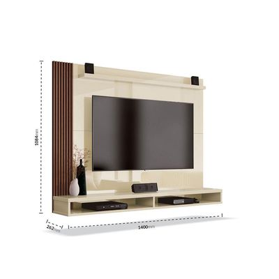 Painel Dijon - Móveisaqui Cor Off White Com Naturale
