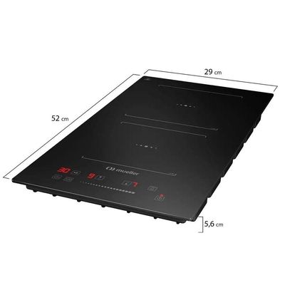 Cooktop Mueller 2 Bocas De Indução MCN2BK 220V
