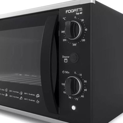 Forno Elétrico De Bancada 40 Litros - Top 40 - Preto - Fogatti 220v