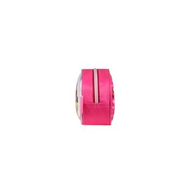 Estojo Escolar Feminino Pequeno Princesas Rosa U / Rosa