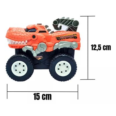 Carro Monster Dinossauro - DmToys