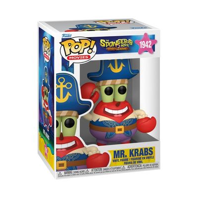 Boneco Funko Pop! Bob Esponja O Filme - Pirata Siriguejo