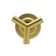 Acabamento Registro Dourado Fosco Padrão Deca Pressão E Gaveta Metal Luxo