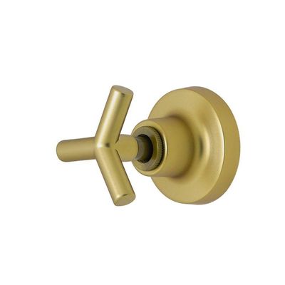 Acabamento Registro Dourado Fosco Padrão Deca Pressão E Gaveta Metal Luxo