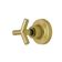 Acabamento Registro Dourado Fosco Padrão Deca Pressão E Gaveta Metal Luxo