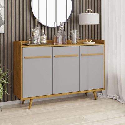 Aparador Buffet Quartzo Naturalle Com Off-white - Bechara